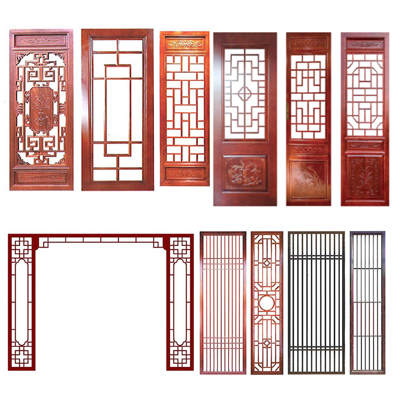 東陽木雕仿古門窗 屏風(fēng)隔斷